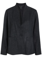 Eileen Fisher Wool Jacket Charcoal