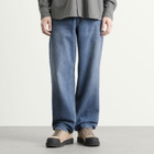 Foret Men's Clay Creased Denim Jeans in Washed Mid Blue
