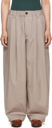 Marni Gray Pleated Trousers
