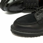 Dr. Martens Men's x BEAMS Lowell Shoe in Orleans Patent Bronx Suede Atlas Croc Emboss