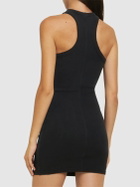 ALEXANDER WANG Ribbed Cotton Jersey Mini Dress