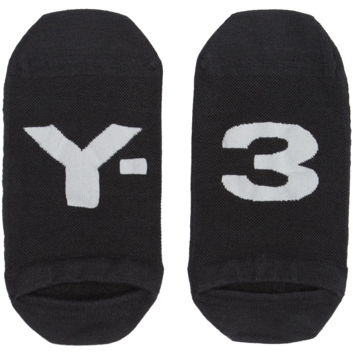Photo: Y-3 Black Logo Invisible Socks
