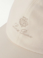 Loro Piana - Logo-Embroidered Cotton-Piqué Baseball Cap - Neutrals