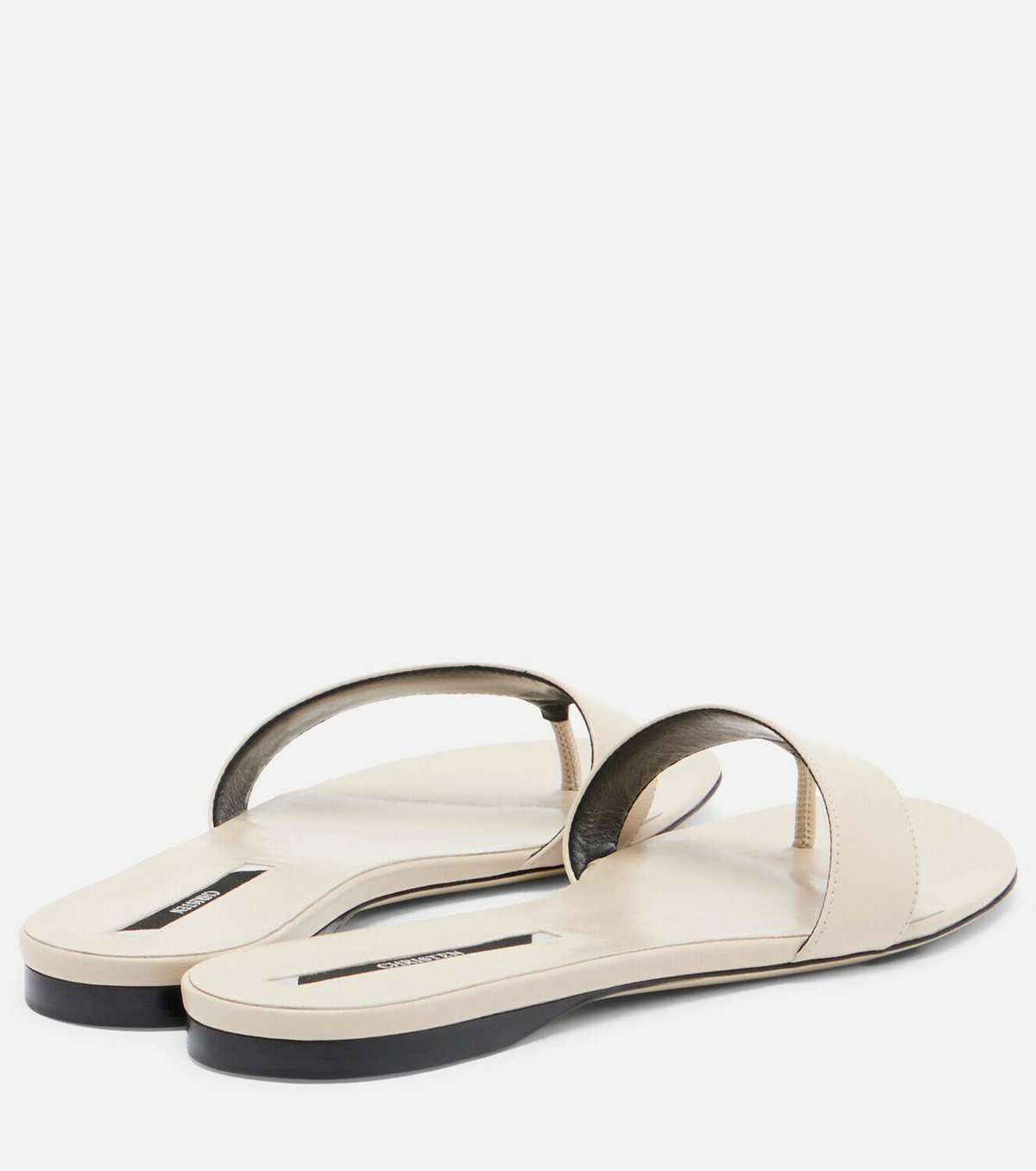 Christen Helix leather thong sandals