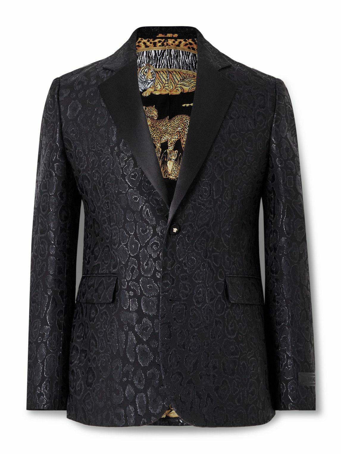 Versace Black and Gold Medusa Track Jacket Versace