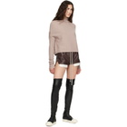 Rick Owens Pink Tower LS Crater Sweater