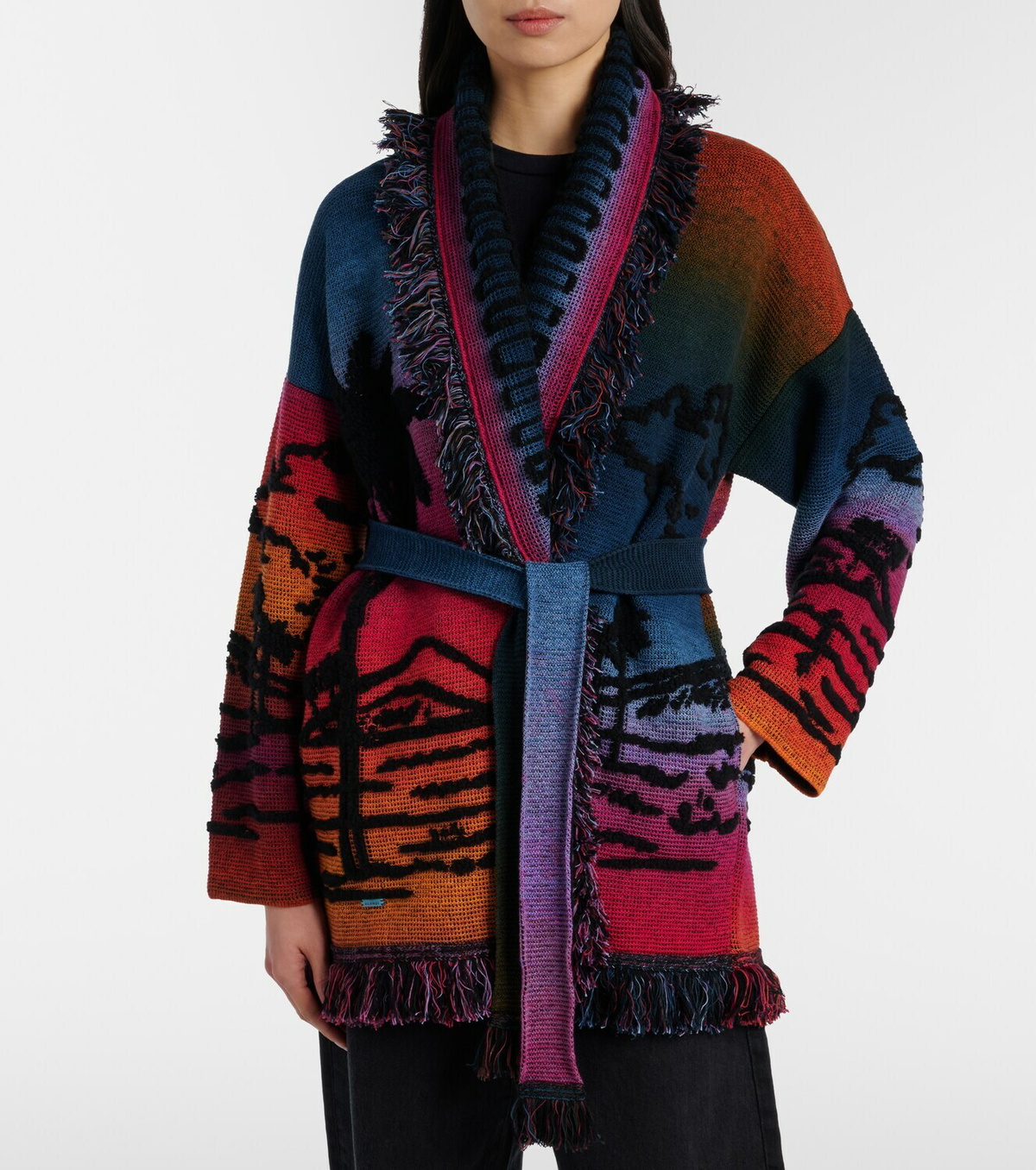 Alanui Sunset Stories cashmere-blend cardigan
