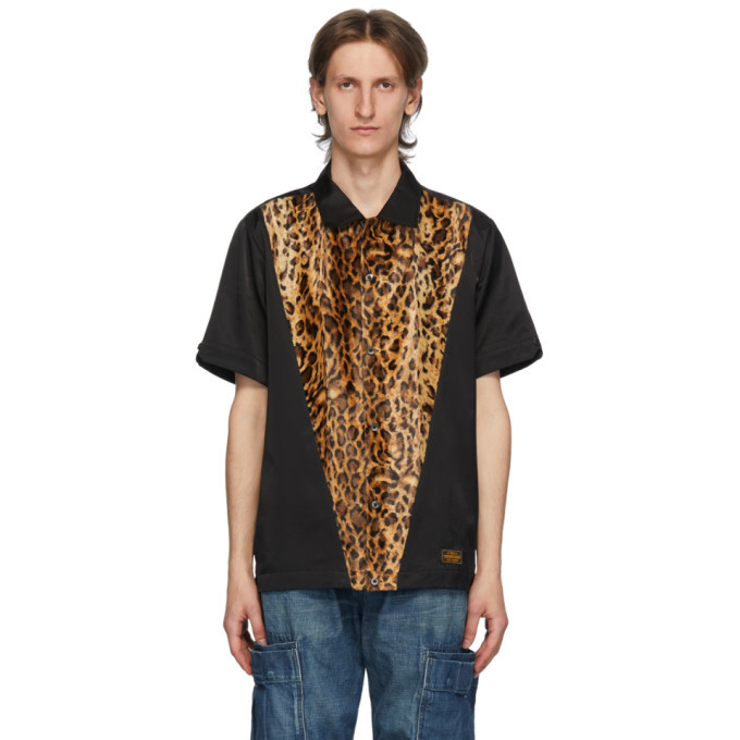 Photo: Neighborhood Black Leopard Print Shirt