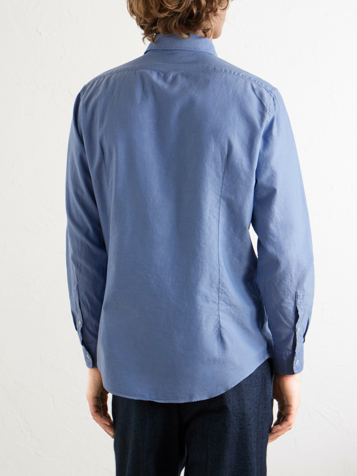 Massimo Alba - Genova Cotton-Chambray Shirt - Blue