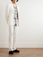 Missoni - Striped Space-Dyed Cotton-Jersey T-Shirt - White