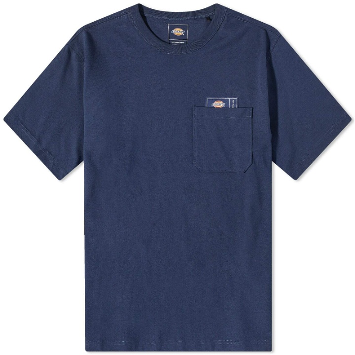 Photo: Dickies x POP Trading Company Pocket T-Shirt in Navy Blue