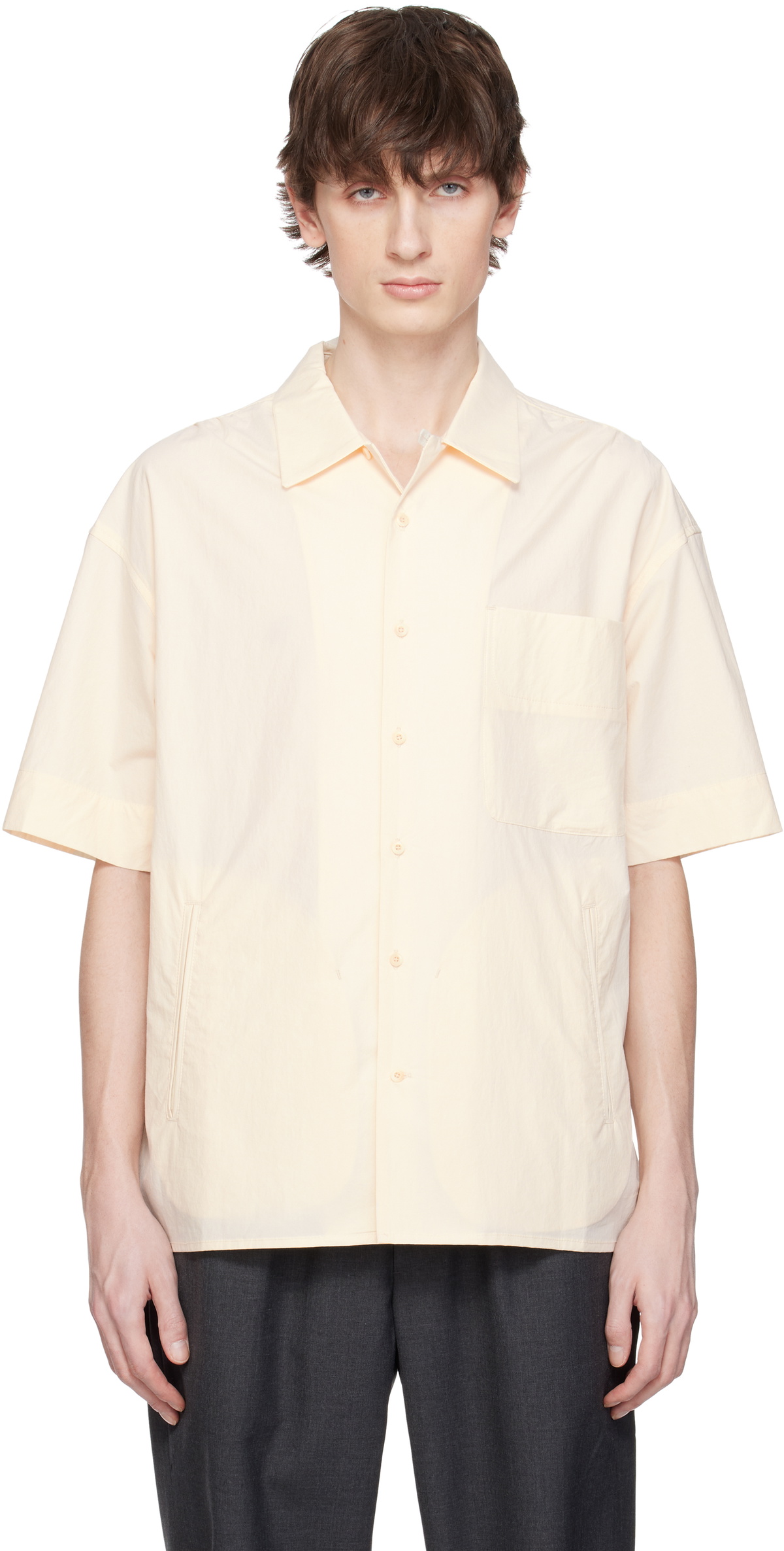 DOCUMENT Off-White Capri Pocket Shirt