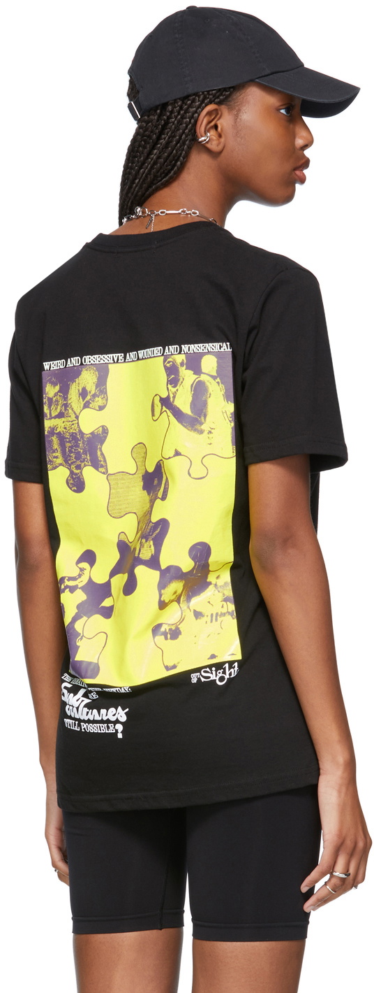SSENSE WORKS SSENSE Exclusive Black Puzzle ‘Subcultures’ T-Shirt