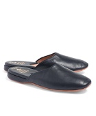 Brooks Brothers Men's Nappa Backless Slippers Shoes | Bl