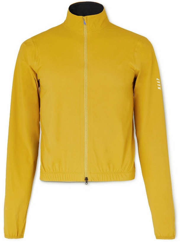 Photo: MAAP - Prime Logo-Print Shell Cycling Jacket - Yellow