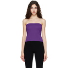 FLORE FLORE Purple Bes Bandeau Top