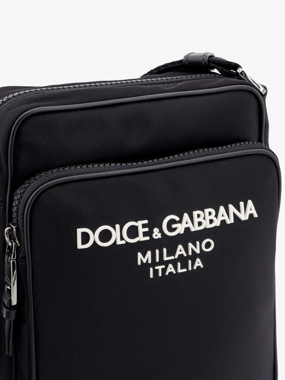 Dolce & Gabbana Black Calf Leather Bos Taurus Shoulder Bag main image 0