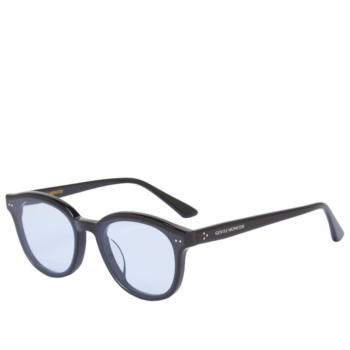Photo: Gentle Monster Jade Sunglasses in Black/Blue 