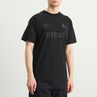 Umbro by Slam Jam Men's Offence Defence T-Shirt in Washed Black