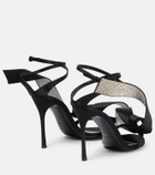 Area - x Sergio Rossi Marquise crystal-embellished sandals