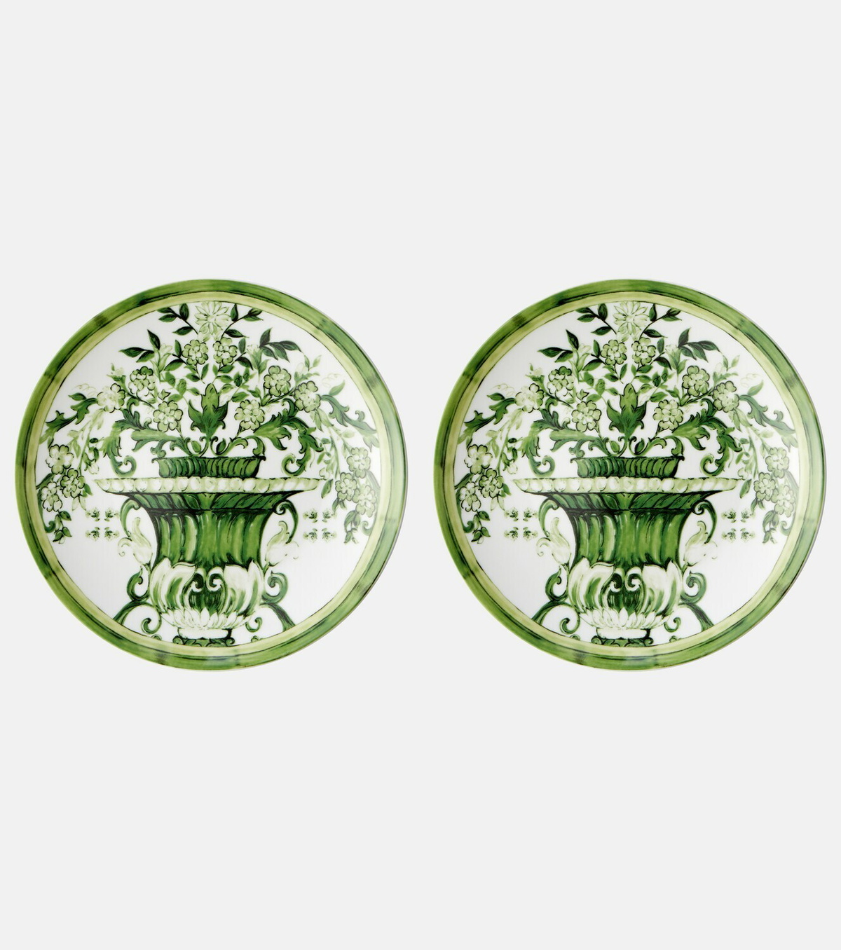 Dolce&Gabbana Casa Verde Maiolica set of 2 dessert plates