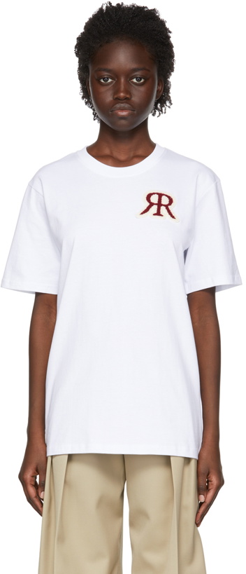 Photo: Rokh White Cotton T-Shirt