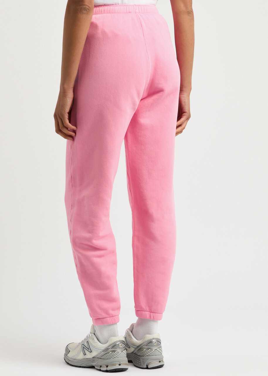 American Vintage Izubird Stretch-cotton Sweatpants Pink