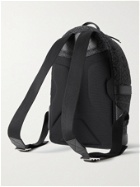 Loewe - Leather-Trimmed Logo-Jacquard Canvas Backpack