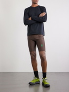 DISTRICT VISION - Maurten Slim-Fit 9'' Recycled Stretch Running Shorts - Brown