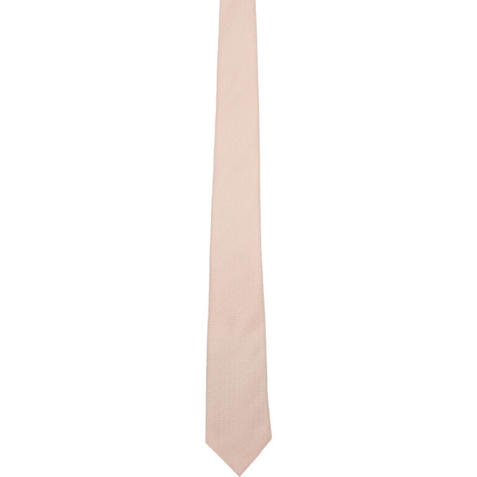 Photo: Burberry Pink Silk Manston Monogram Tie