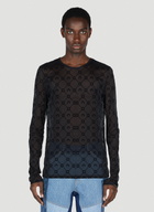 Marine Serre Flocked Mesh Top