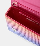 Amina Muaddi Super Amini Paloma Mini embellished clutch