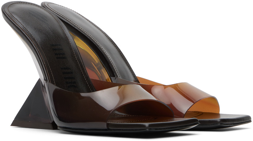 【関税込み】The Attico ブラウン Cheope ミュール The Attico Brown Cheope Mules The Attico