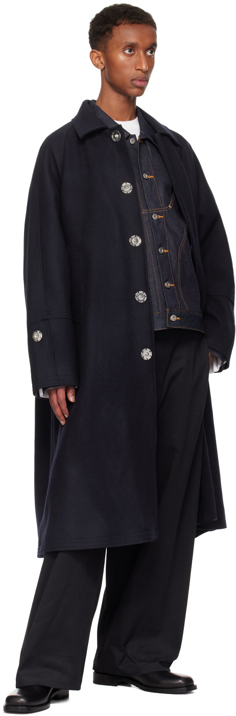 OUAT Navy Meta Coat