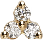 MARIA TASH Gold Diamond Trinity Earring