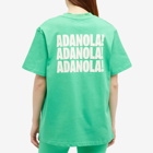 Adanola Women's Resort Sports Short Sleeve Oversized T-shirt in Kelly Green