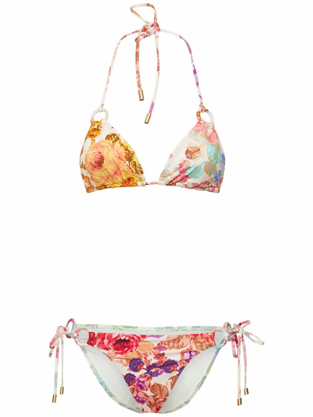 Photo: ZIMMERMANN Raie Floral Triangle Bikini Set