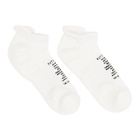 Satisfy White Merino Low Socks