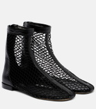Souliers Martinez Maxima mesh ankle boots
