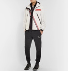 Moncler - Trakehner Striped Nylon Hooded Jacket - White