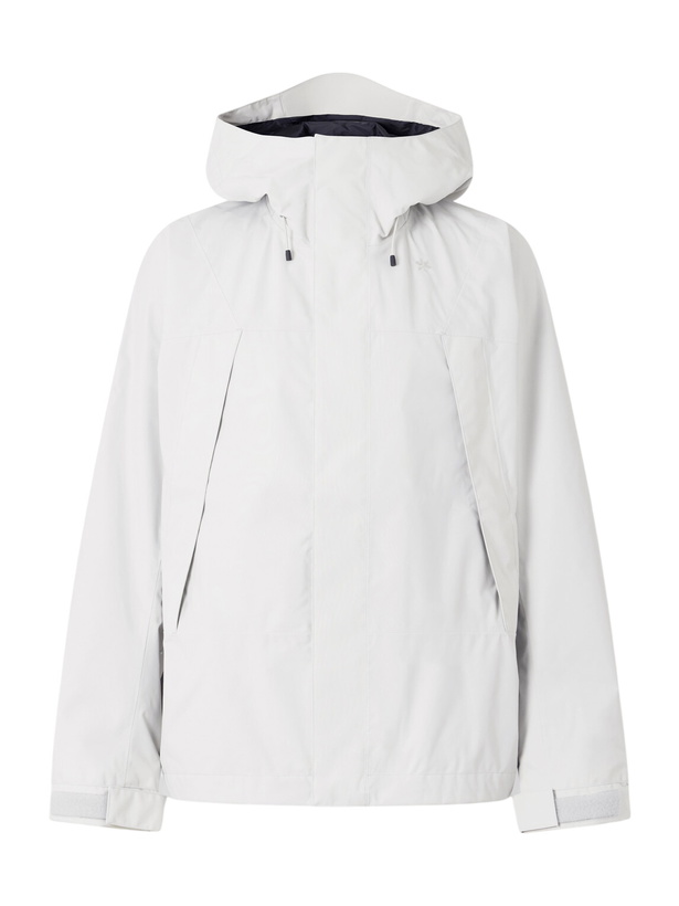 Photo: Goldwin - Barite Hooded Panelled Shell Ski Jacket - Neutrals