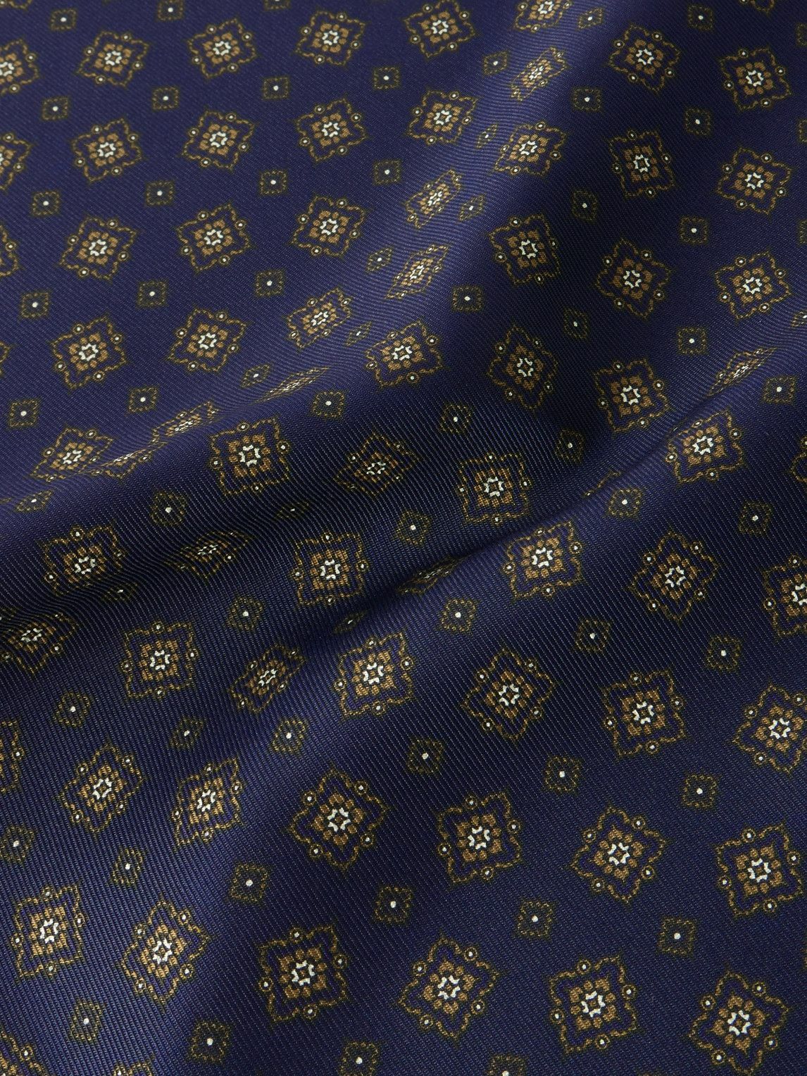 Dunhill - Printed Mulberry Silk-Twill Pocket Square