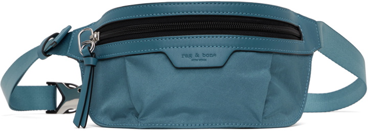 Photo: rag & bone Blue Mini Commuter Belt Bag