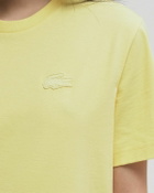 Lacoste LIFE TEE yellow Womens Shortsleefe