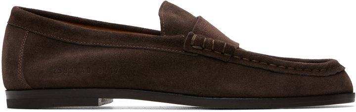 Photo: Common Projects Brown Suede Loafers