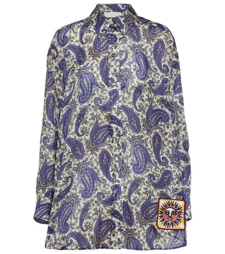 Photo: Zimmermann Devi paisley-print silk shirt