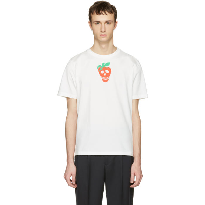 Photo: Paul Smith White Strawberry Skull T-Shirt