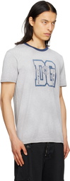 Dolce & Gabbana Gray Printed T-Shirt