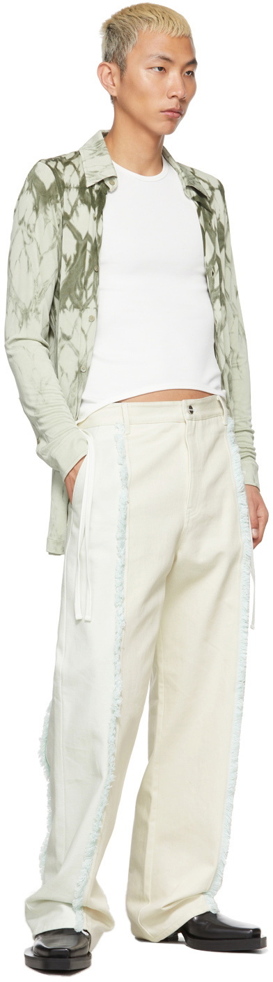 Dion Lee White Split Tie Tank
