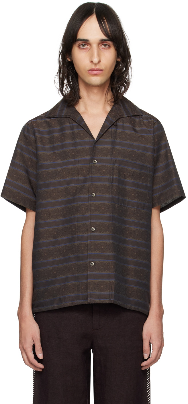 Collar shirt basil